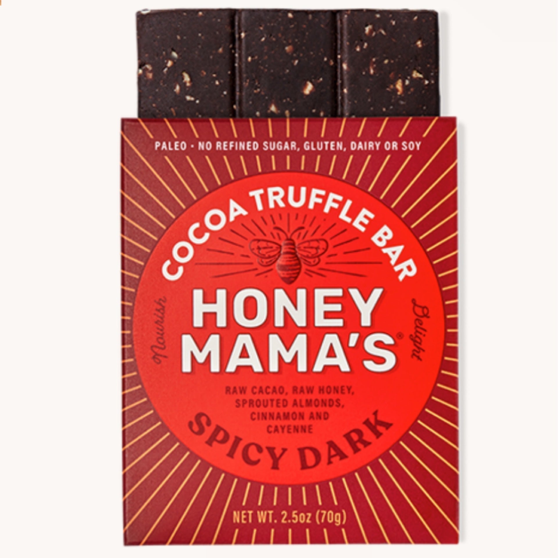 Honey Mama's Original Dutch Cocoa Truffle Bar, 2.5 oz